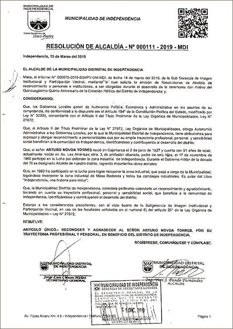 Municipalidad de Independencia